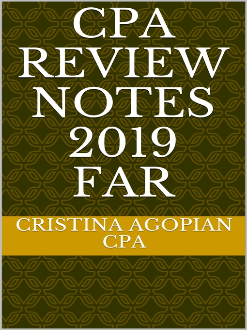 Cover image for CPA Review Notes 2019--FAR (Financial Accounting and Reporting)
